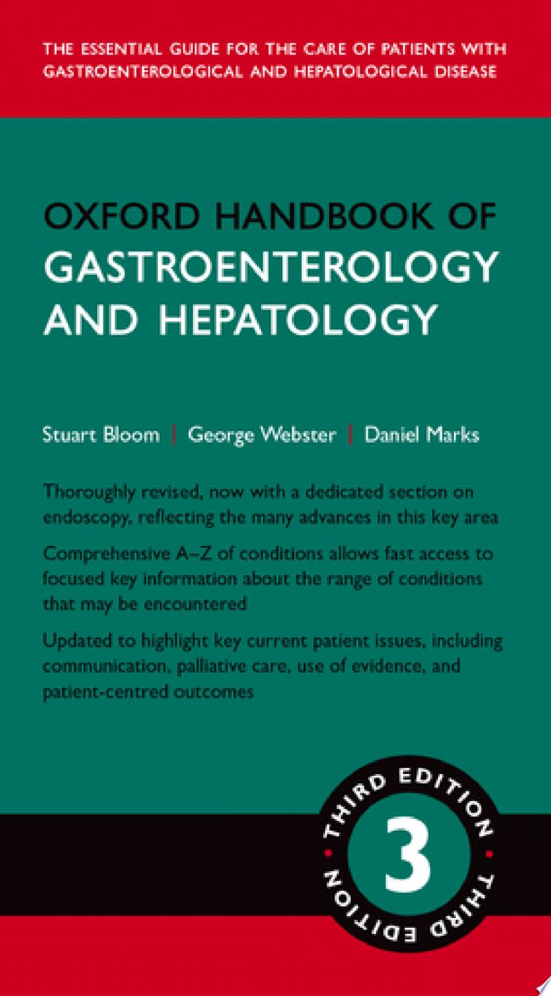 Oxford Handbook of Gastroenterology & Hepatology, 3rd Edition